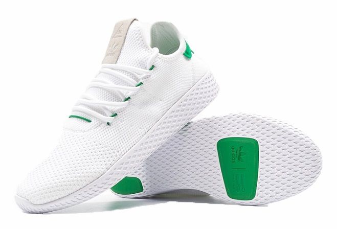  Adidas x Pharrell Williams Tennis Hu White/Green