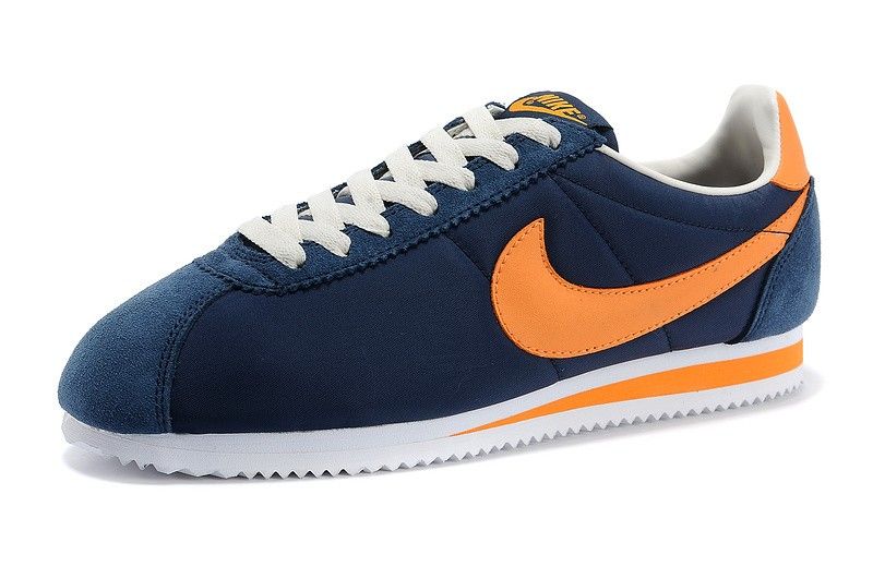 Nike cortez 2025 nylon blue orange