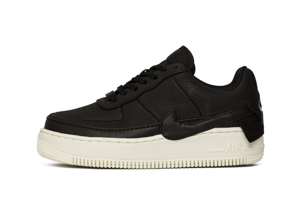 Nike Air Force 1 LV8 VT, черные, кожа, женские