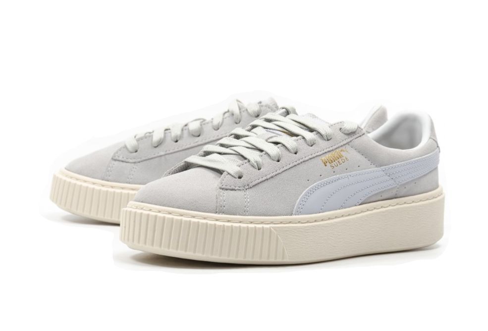 Puma Suede Platform Core голубые (35-38)